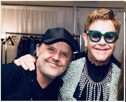 METALLICA – Han grabado algo con el cantante y pianista Elton John