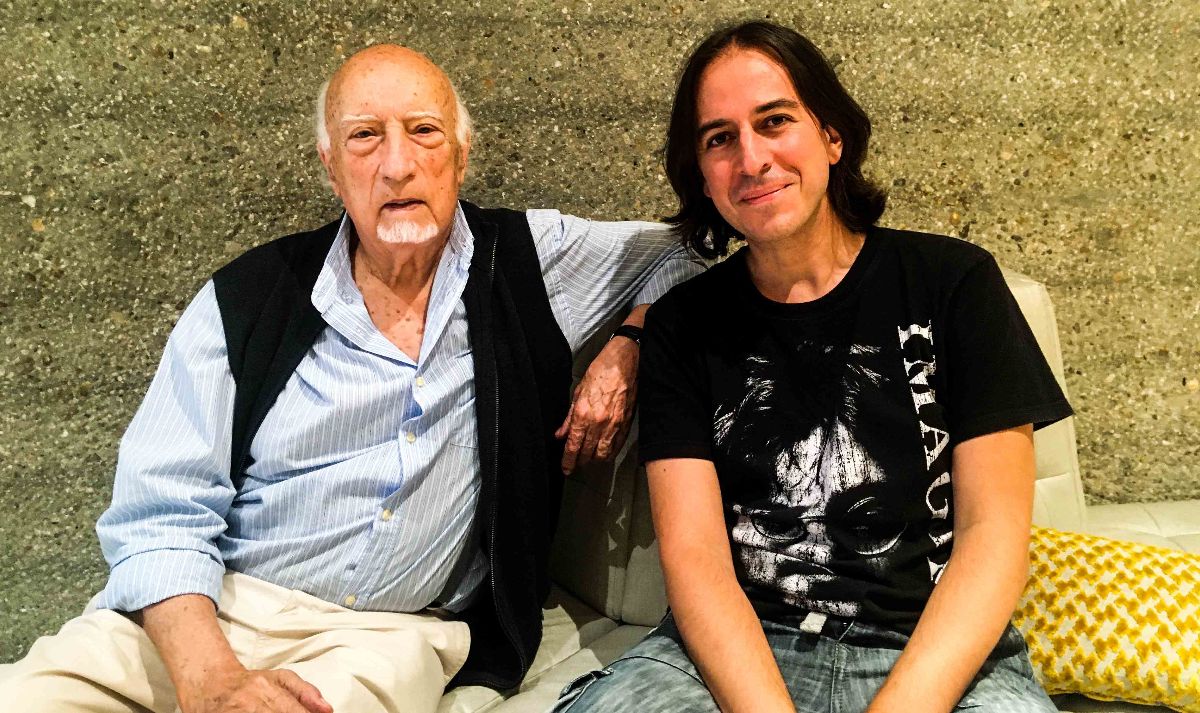 JORGE SALAN CON MANUEL VICENT escritor