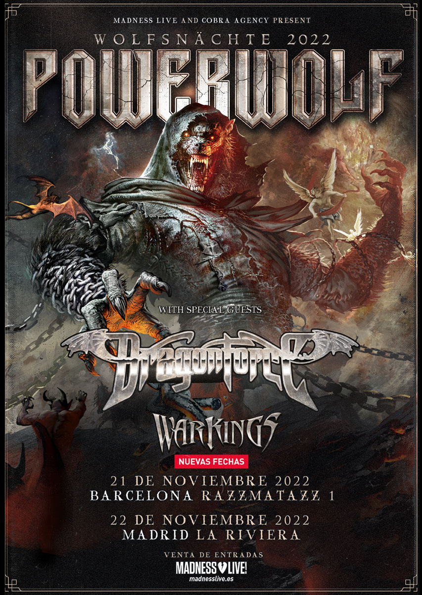 1 powerwolf 2022 nuevas fechas