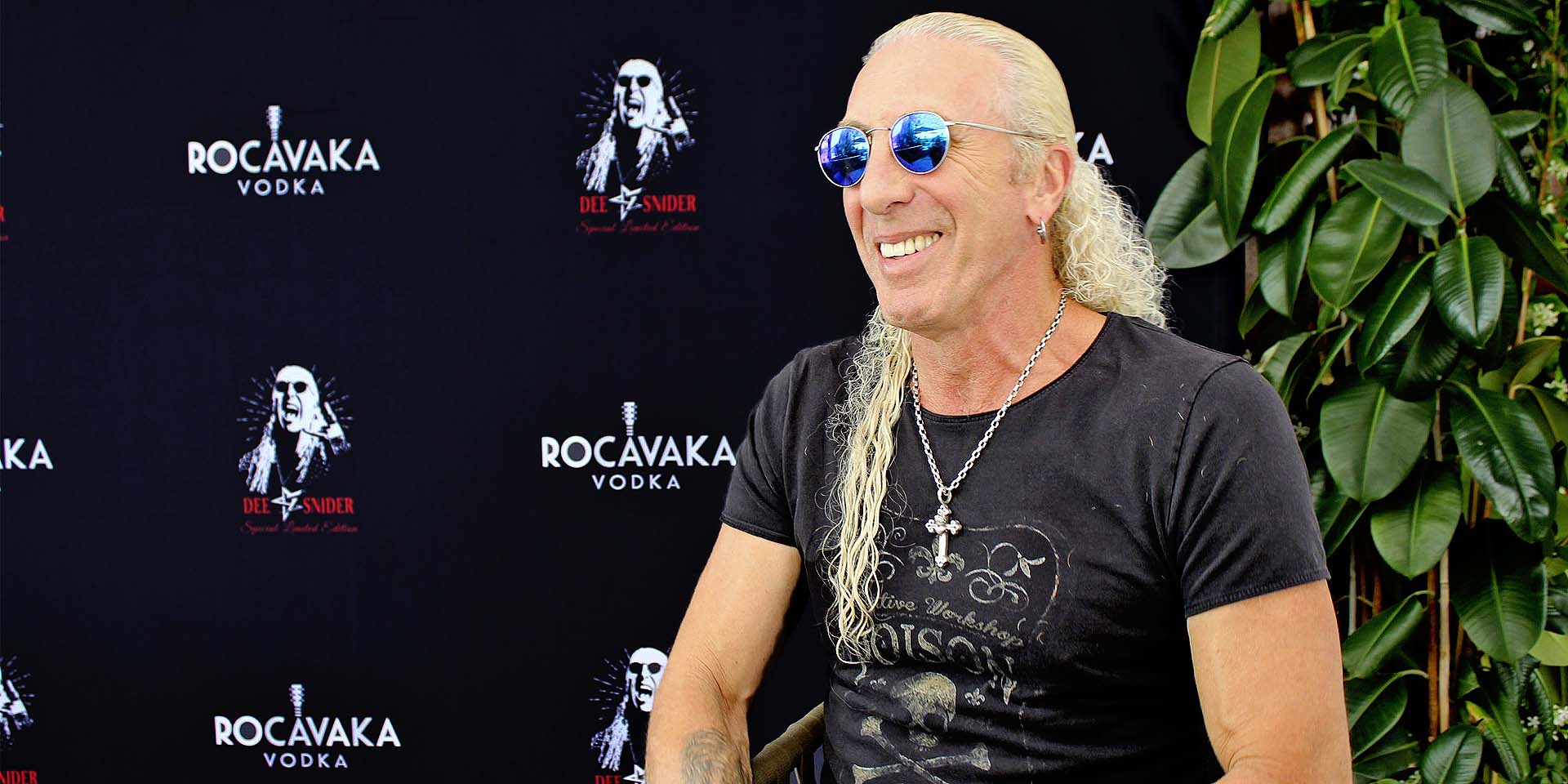 El vocalista Dee Snider (Twisted Sister) ha estado en Madrid para promocionar una bebida (ROCAVAKA)