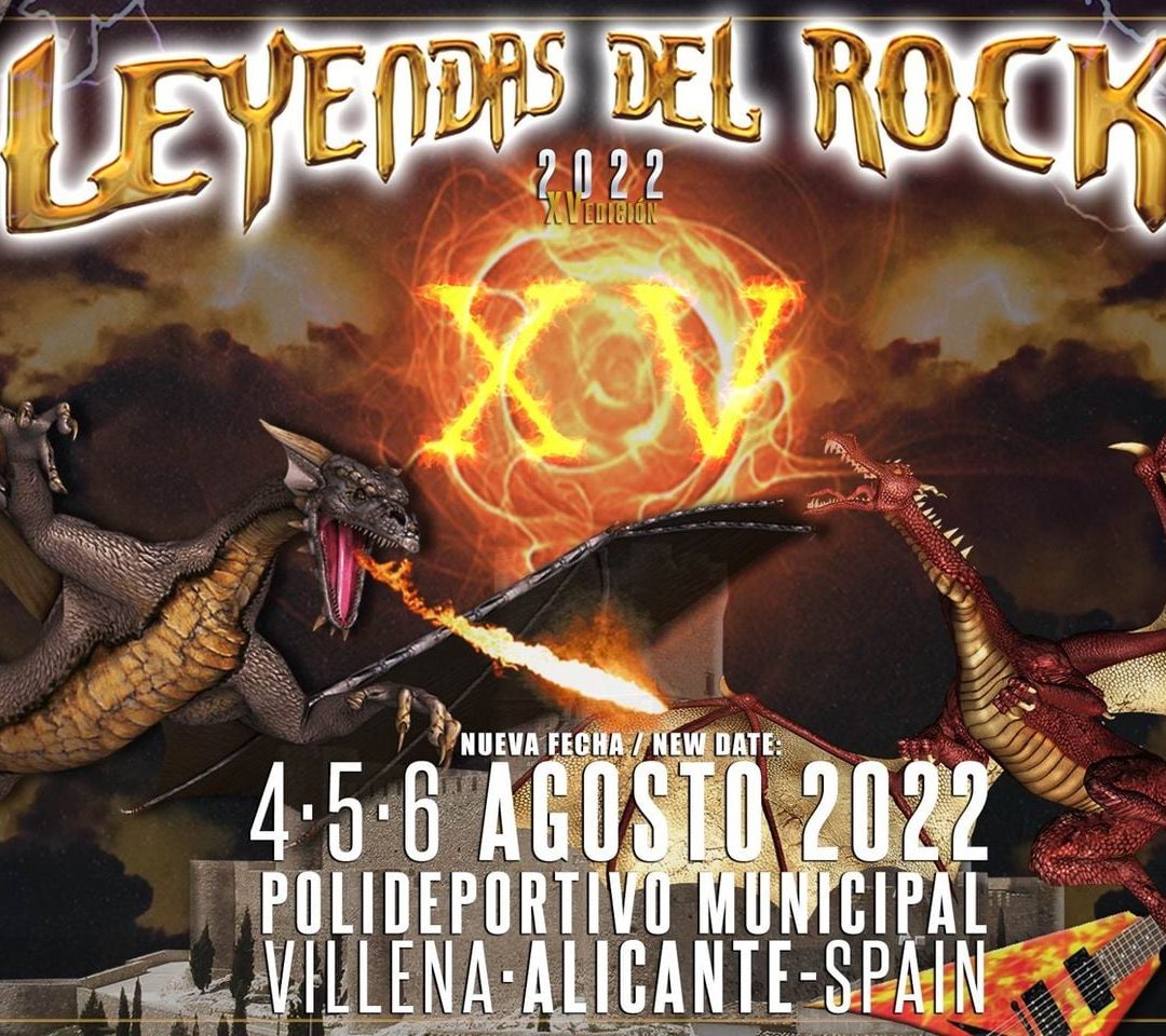 LEYENDAS DEL ROCK – Se actualizan los horarios después de los últimos cambios