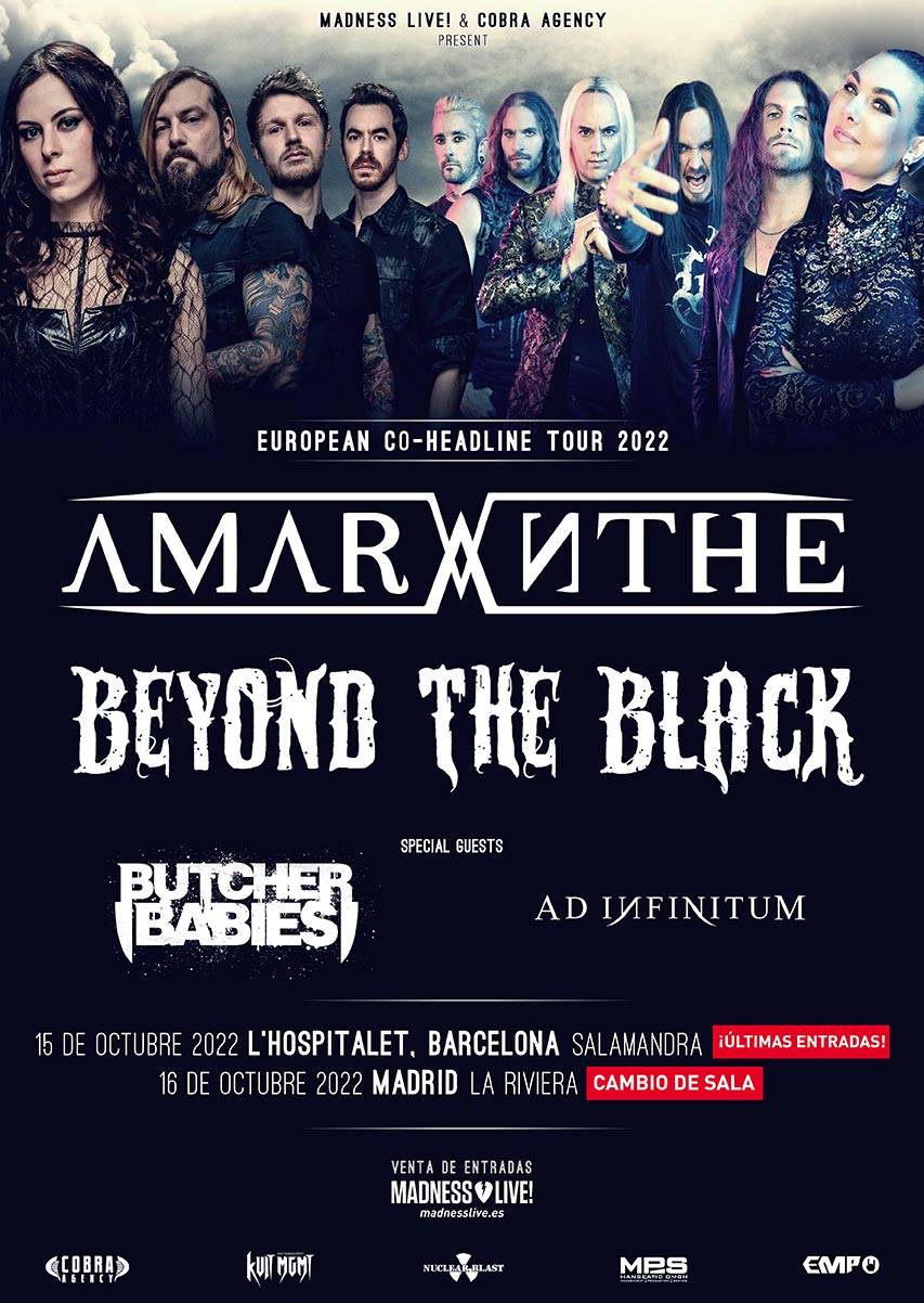 1 Amaranthe + Beyond The Black + Butcher Babies + Ad Infinitum 2022 10