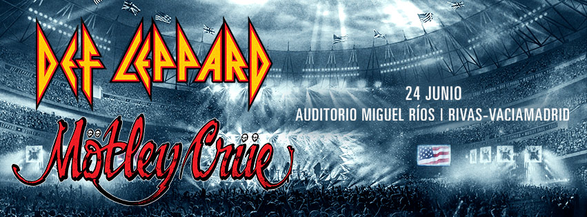 1 DEF LEPPARD - MOTLEY CRUE en ESPAÑA 2023