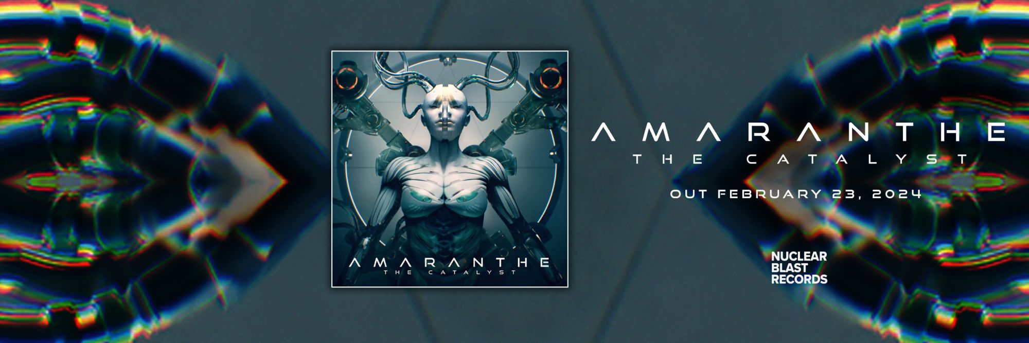 AMARANTHE editará un nuevo álbum, "The Catalyst" a través de Nuclear Blast el 23 de febrero de 2024. 