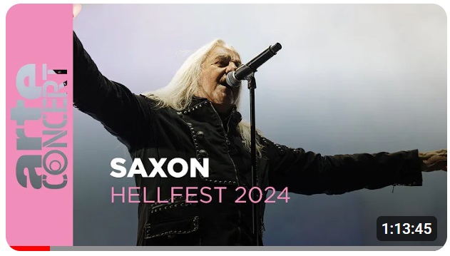 SAXON – Concierto completo Hellfest. Grabación profesional. Imagen HD por Arte Concert