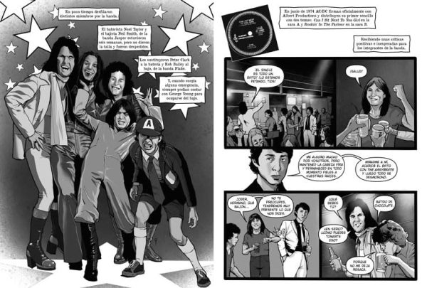 AC/DC Su historia (NOVELA GRAFICA DEL ROCK) Tapa blanda