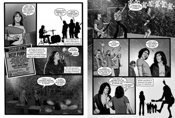 AC/DC Su historia (NOVELA GRAFICA DEL ROCK) Tapa blanda