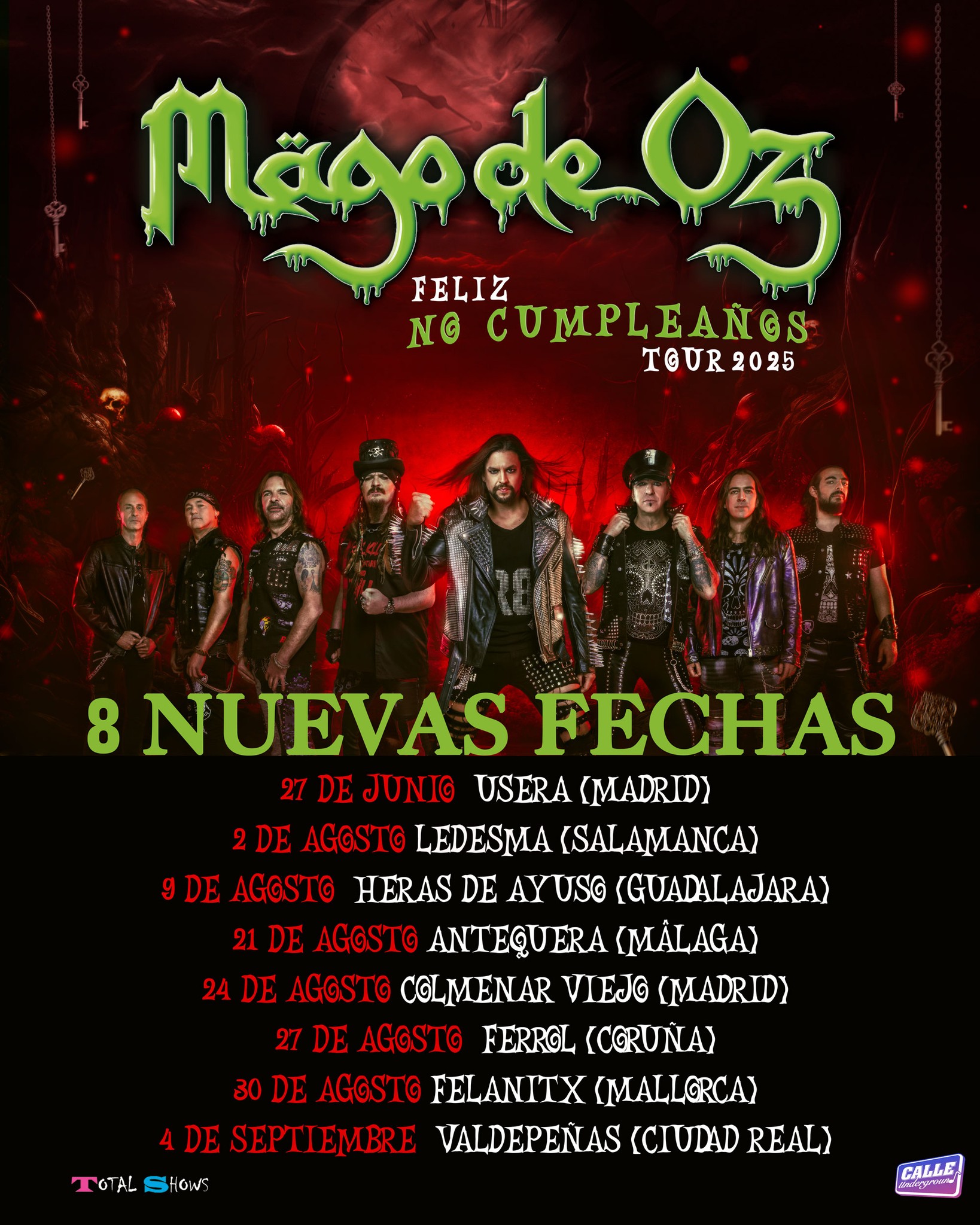 1 MAGO DE OZ conciertos 2025 añadidos