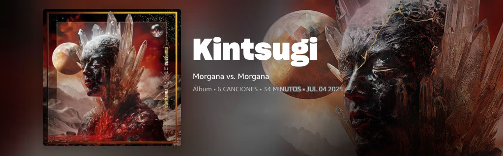 Morgana vs. Morgana | Álbum: Kintsugi Morgana vs. Morgana | Álbum: Kintsugi |• 6 CANCIONES • 34 MINUTOS • JUL 04 2025
