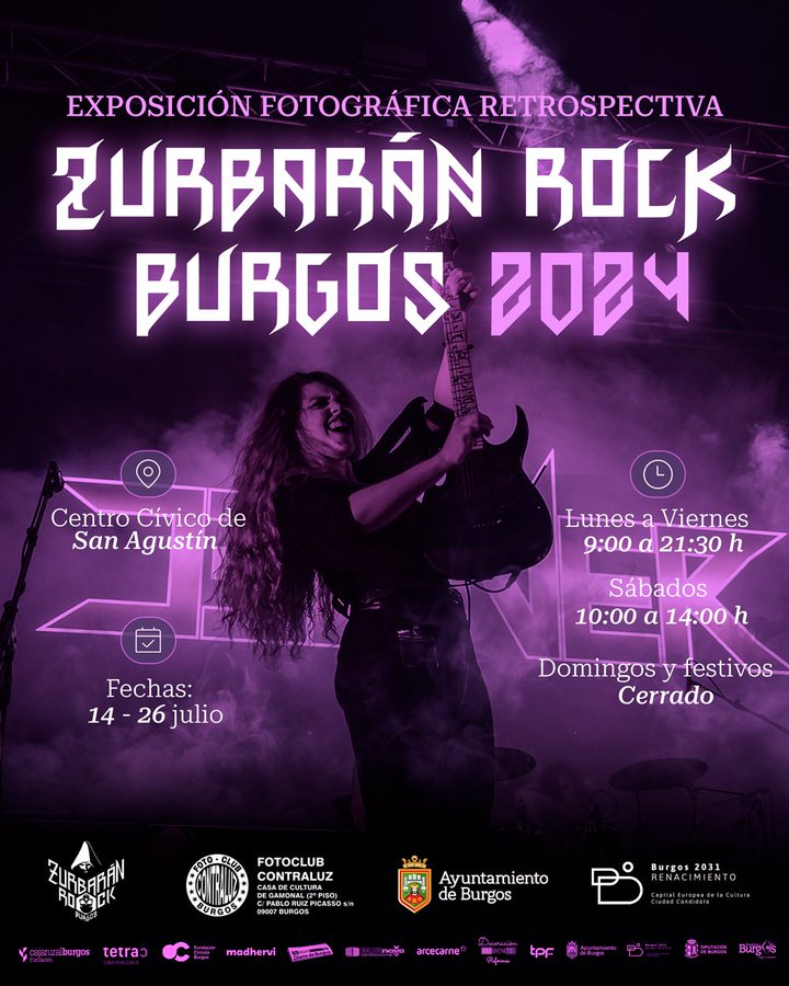 ZURBARÁN ROCK 2025 Exposición fotográfica retrospectiva 2024