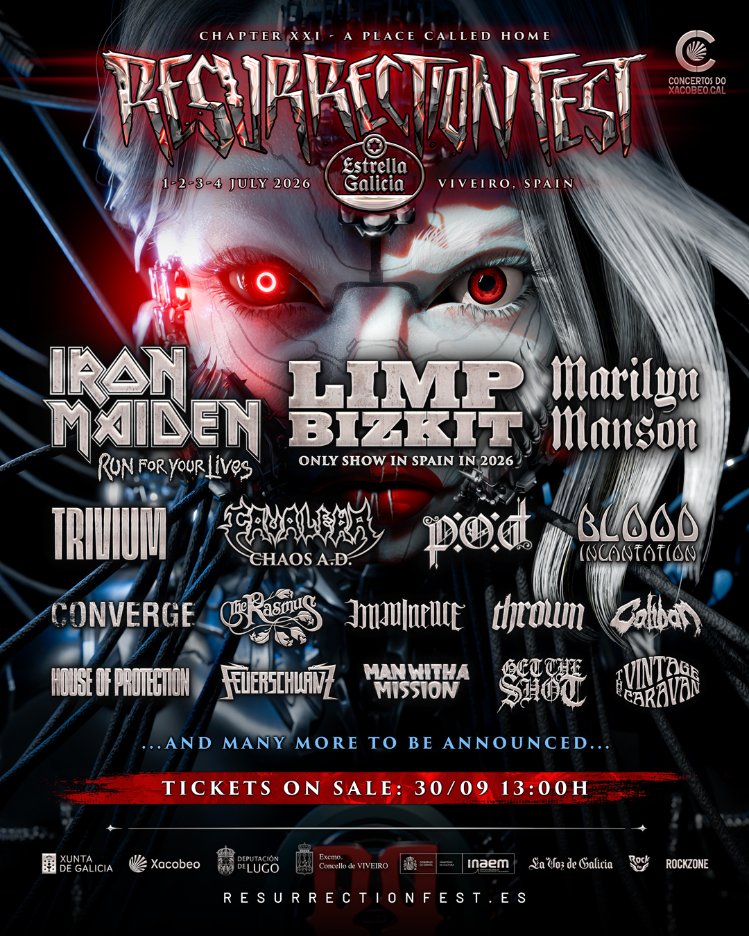 1 RESURRECTION FEST 2026 grupos confirmados 09