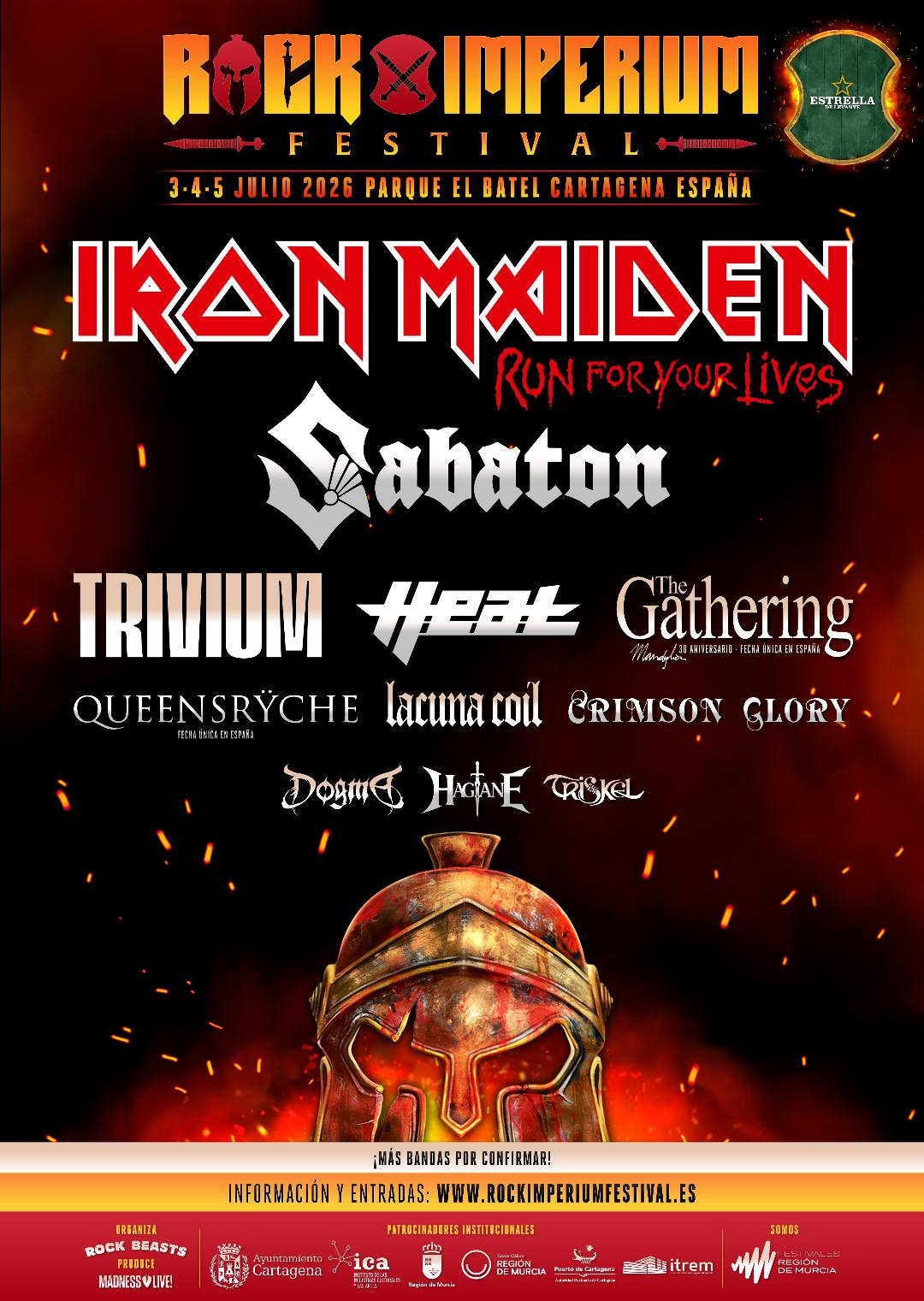 ROCK IMPERIUM 2026 confirmaciones 09-2025