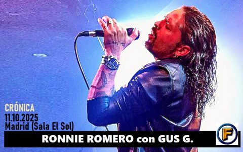 Crónica RONNIE ROMERO con GUS G. 11.10.2025 Madrid (Sala El Sol)