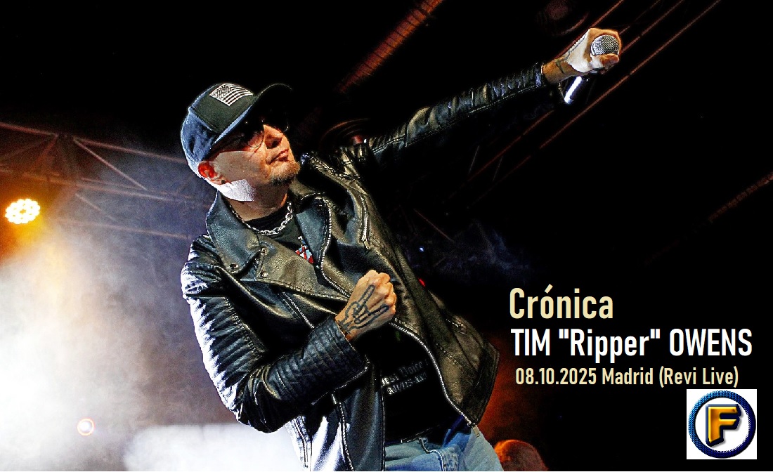 Crónica TIM «Ripper» OWENS – 08.10.2025 Madrid (Revi Live)